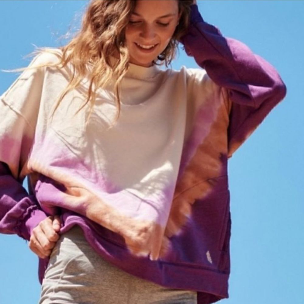 Free People Ombre Metti Sweatshirt Medium